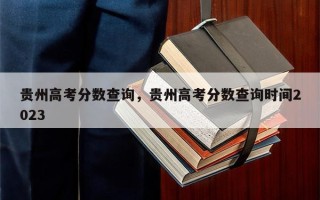 贵州高考分数查询，贵州高考分数查询时间2023